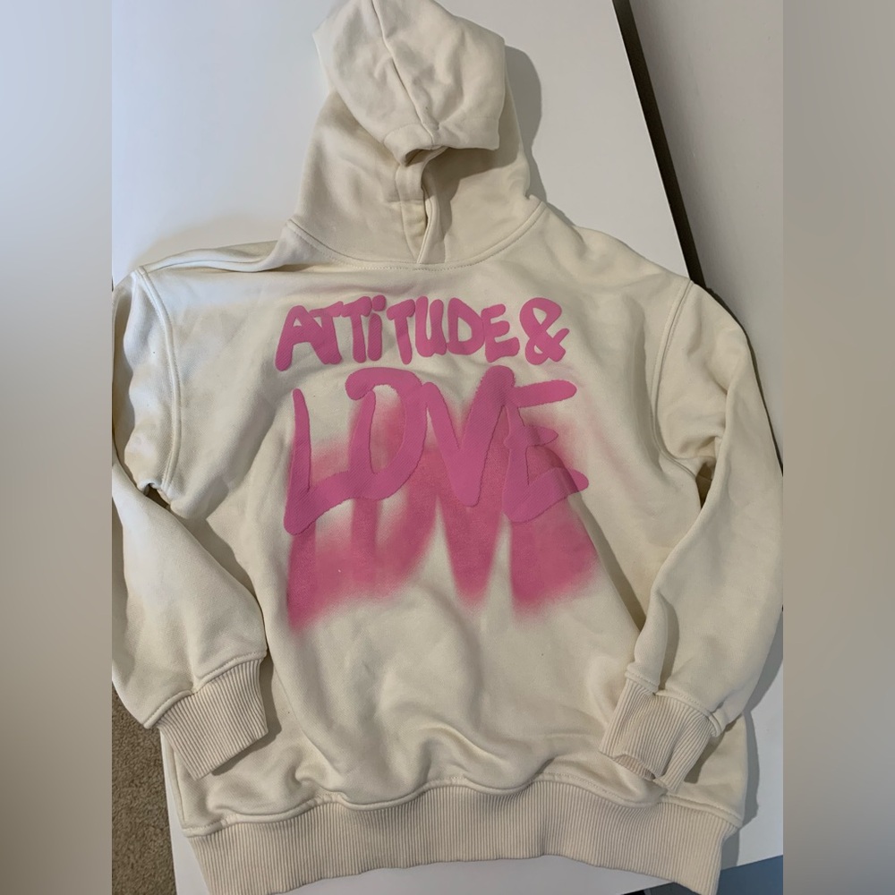 Zara girls hoodie graphic sweatshirt size 9-10 gently used
